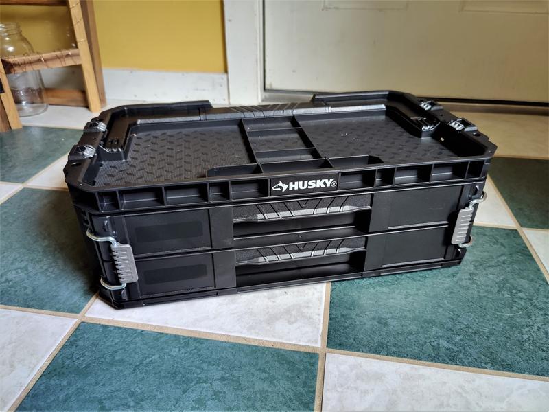 Reviews for Husky Connect Stackable Portable 2 Drawer 13