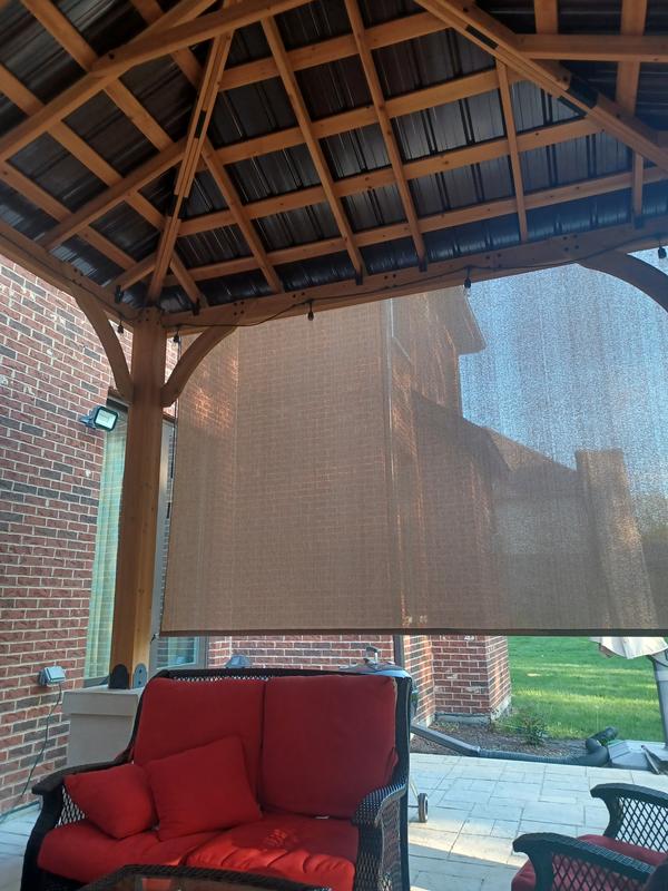 Coolaroo Champagne Cordless 95% UV Blocking Fade Resistant Fabric