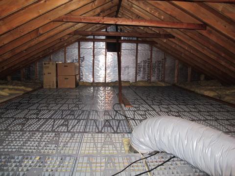 Attic Dek 16 In X 16 In On Center Attic Flooring Panels