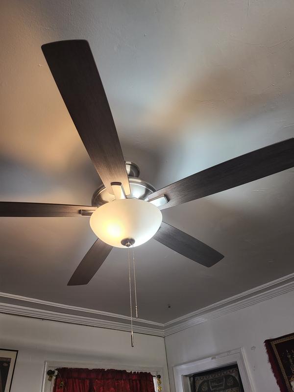 Reviews for Hampton Bay Abbeywood 60 in. LED Brushed Nickel Reviews for Hampton Bay Abbeywood 60 in. LED Brushed Nickel