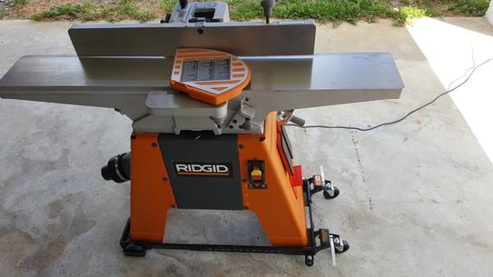 Ridgid 6 Amp 6 18 In Corded Jointerplaner Jp0610 At The Home Depot