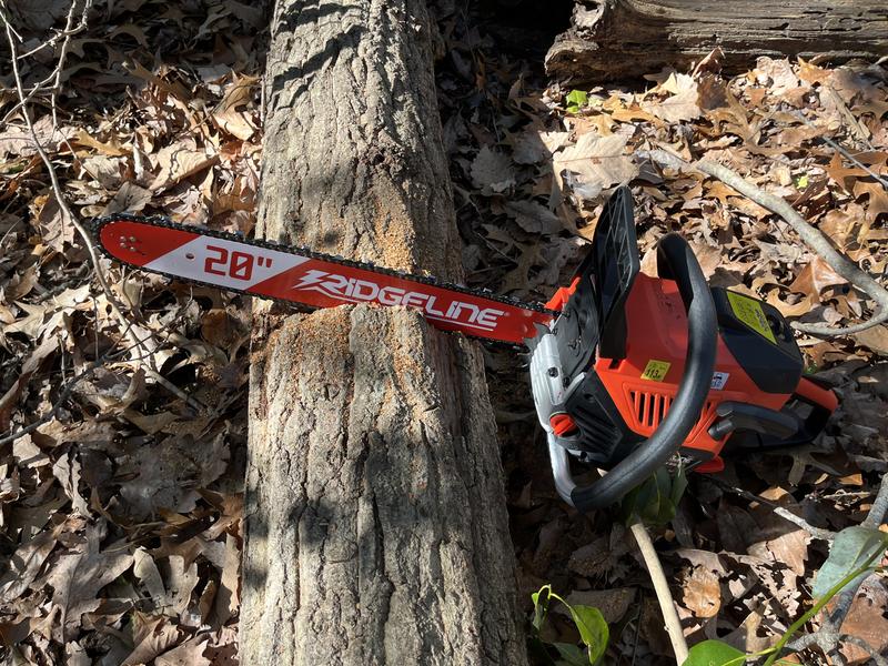 RIDGELINE 12 in. 25.4 cc 2-Stroke Gas Powered Portable Chainsaw