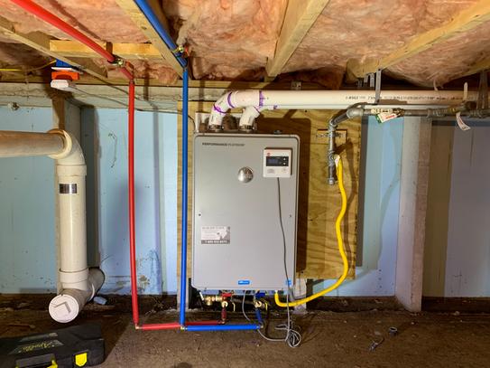 Reviews for Rheem Performance Platinum 11 GPM Liquid Propane High  Efficiency Indoor Recirculating Tankless Water Heater | Pg 4 - The Home  Depot