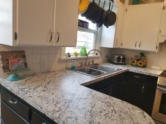 Reviews For Formica 4 Ft X 8 Ft Laminate Sheet In White Ice Granite With Matte Finish 094761258408000 The Home Depot