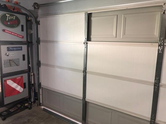 Unique Garage Door Insulation Kit From Cellofoam for Small Space