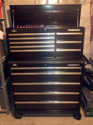 Husky 41 In 13 Drawer Tool Chest And Rolling Tool Cabinet Set