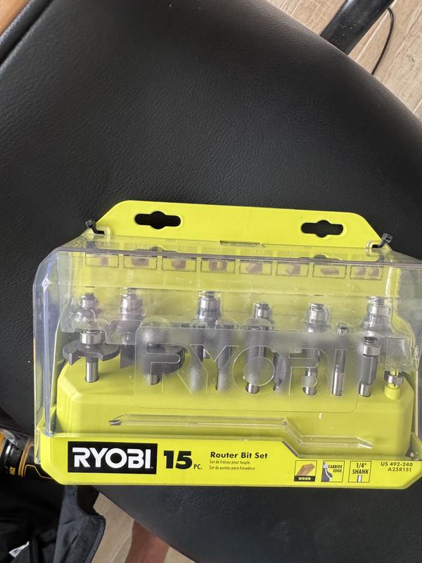 RYOBI Decorative Router Bit Set (4-Piece) A25RS42 - The Home Depot