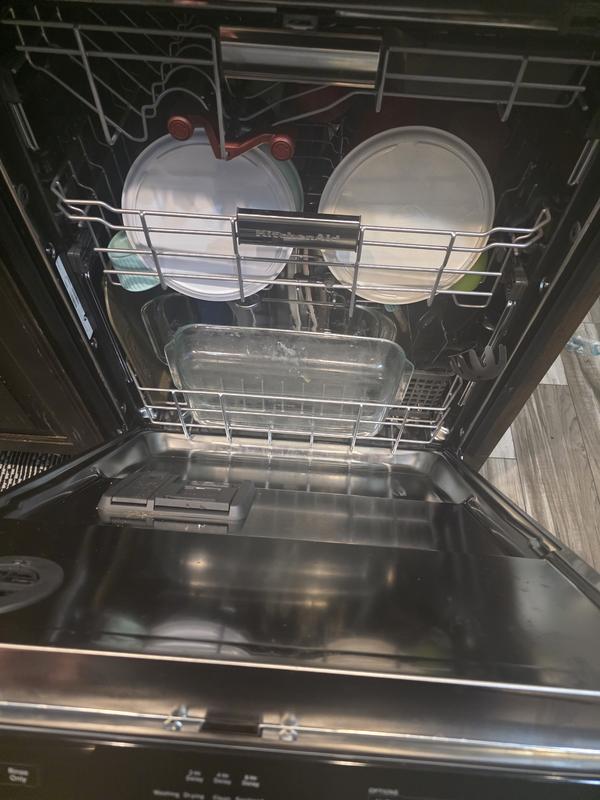 KitchenAid 24 in. Black Stainless Front Control Built-in