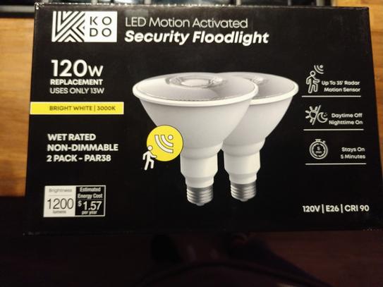 Kodo led motion activated security floodlight sales