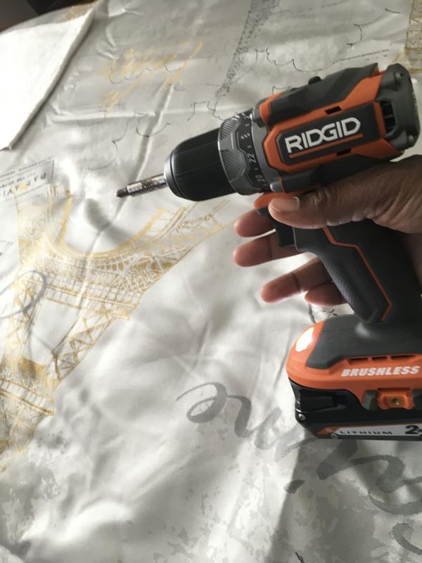 RIDGID 18V Cordless 4-Tool Combo Kit with (1) 4.0 Ah Battery, (1