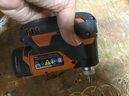 RIDGID 12-Volt Lithium-Ion 1/4 in. Cordless Palm Impact Screwdriver Kit ...