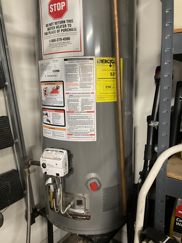 Reviews for Rheem Performance 50 Gal. Tall 6 Year 38,000 BTU Natural Gas  Tank Water Heater | Pg 3 - The Home Depot