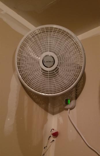 Lasko 16 In 3 Speed Oscillating Wall Mount Fan With Remote