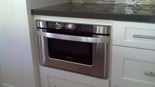Sharp 24 In W 1 2 Cu Ft Built In Microwave Drawer In Stainless