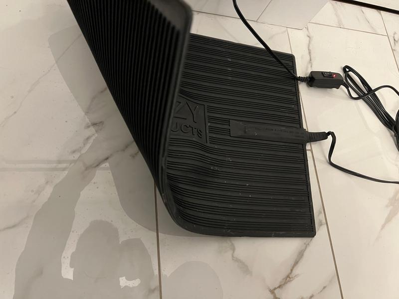 MOFGOE Heated Floor Pad, Carbon Crystal Graphene Heated