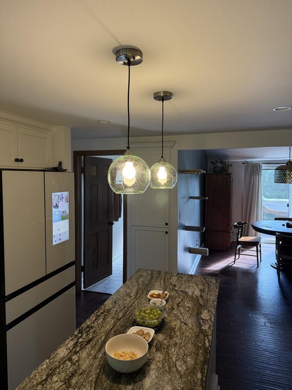 ZHLWIN Home Lighting ‎60-Watts 1 Light 9.84 in. Clear Glass