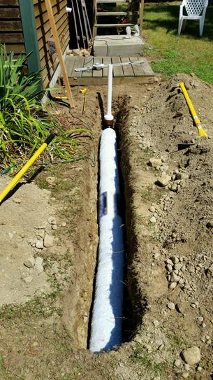 NDS 4 in. x 10 ft. EZ-Drain Prefabricated French Drain with Pipe EZ ...