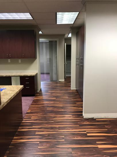 Trafficmaster African Wood Dark 6 In X 36 In Luxury Vinyl Plank