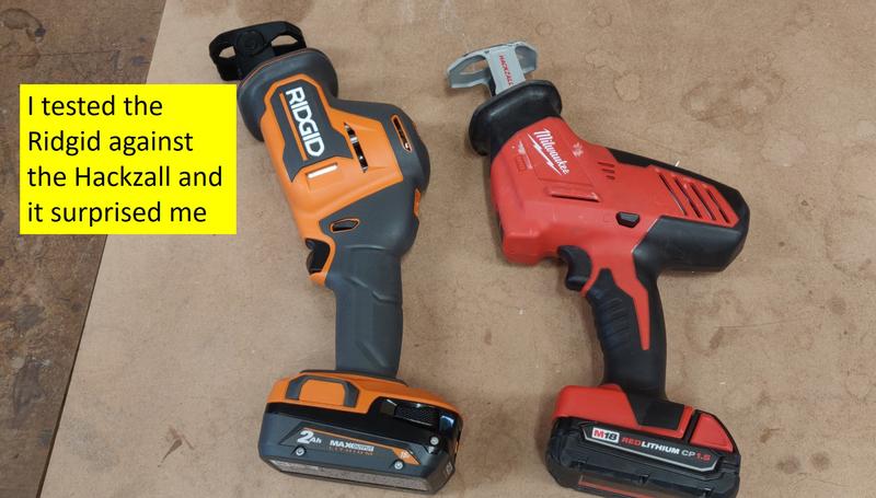 RIDGID 18V SubCompact Brushless Cordless One-Handed Reciprocating