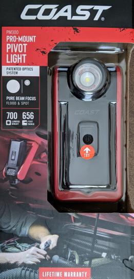 Lampe De Travail Coast PM300 - 1000 Lumens, Rotative, Magnétique