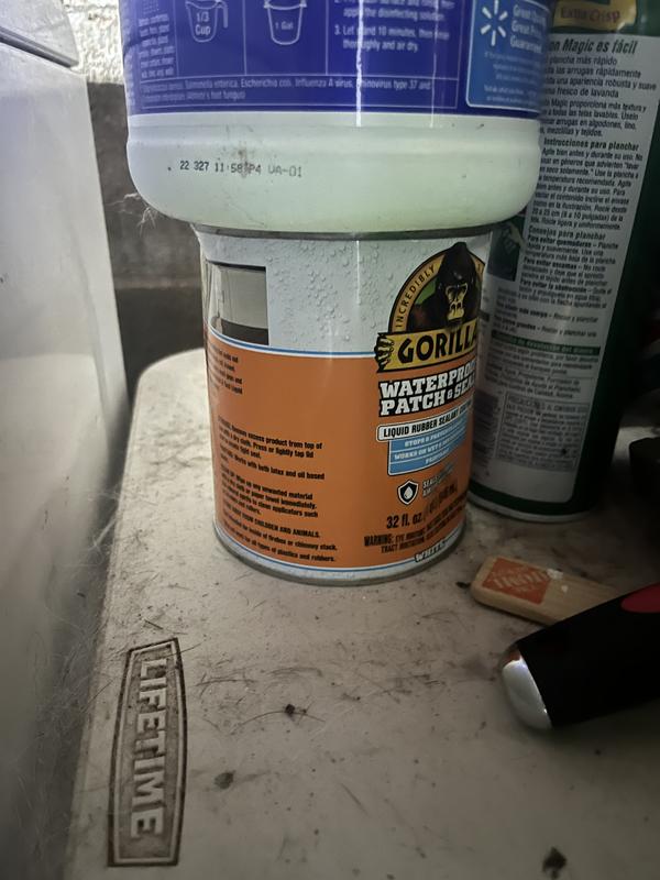Reviews for Gorilla 32 oz. Clear Waterproof Patch and Seal Reviews for Gorilla 32 oz. Clear Waterproof Patch and Seal