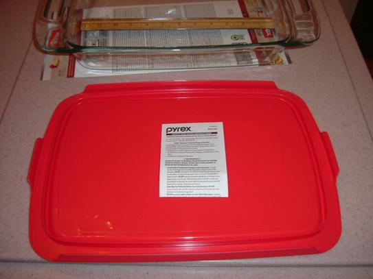 Pyrex Easy Grab 3-qt Glass Baker with Red Lid 1090949 - The Home Depot