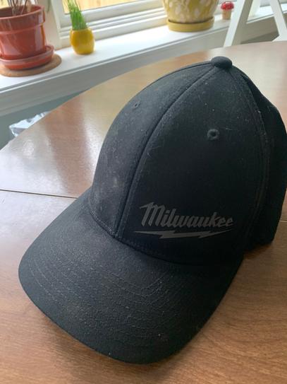 Milwaukee Small/Medium Black Fitted Hat 504B-SM - The Home Depot