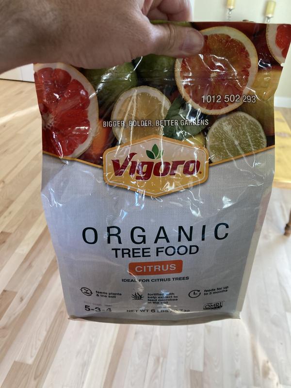Vigoro 6 lb. Organic Citrus Dry Plant Food Fertilizer 5-3-4 (6