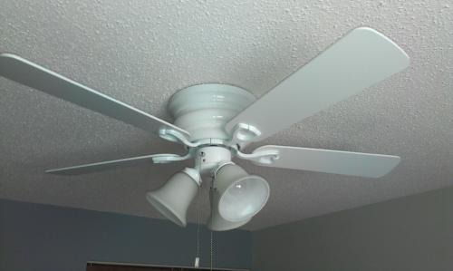 Hampton Bay Clarkston 44 In White Ceiling Fan Cf544h Peh At