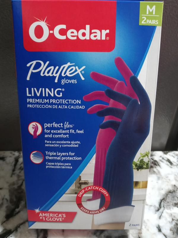 Playtex Living Reuseable Rubber Cleaning Gloves Playtex