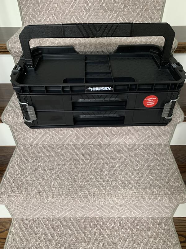 Reviews for Husky Connect Stackable Portable 2 Drawer 13