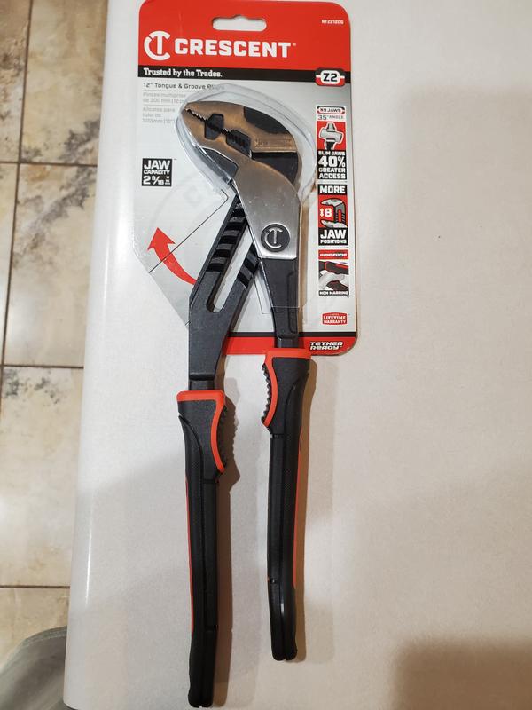 Crescent 12 in. Z2 K9 Straight Jaw Tongue and Groove Dual