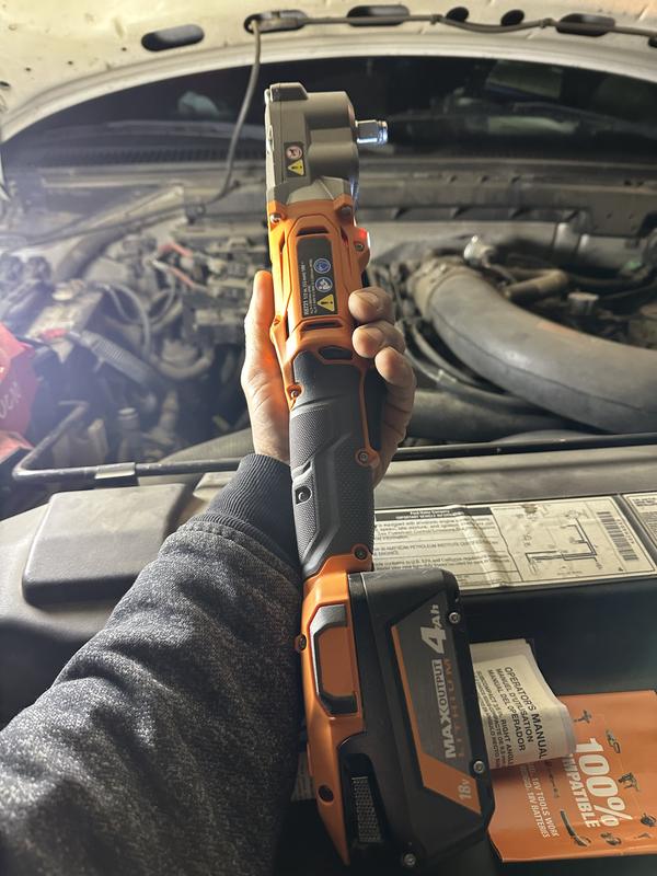 RIDGID 18V Brushless Cordless SubCompact 1/2 in. Right Angle