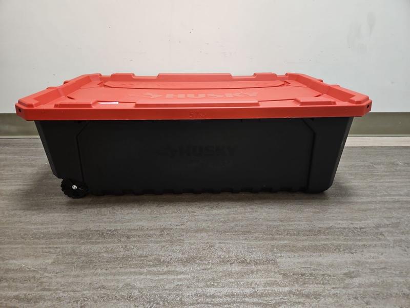 Husky 45 Reviews For HDX 57 Tough Storage Tote In Black With