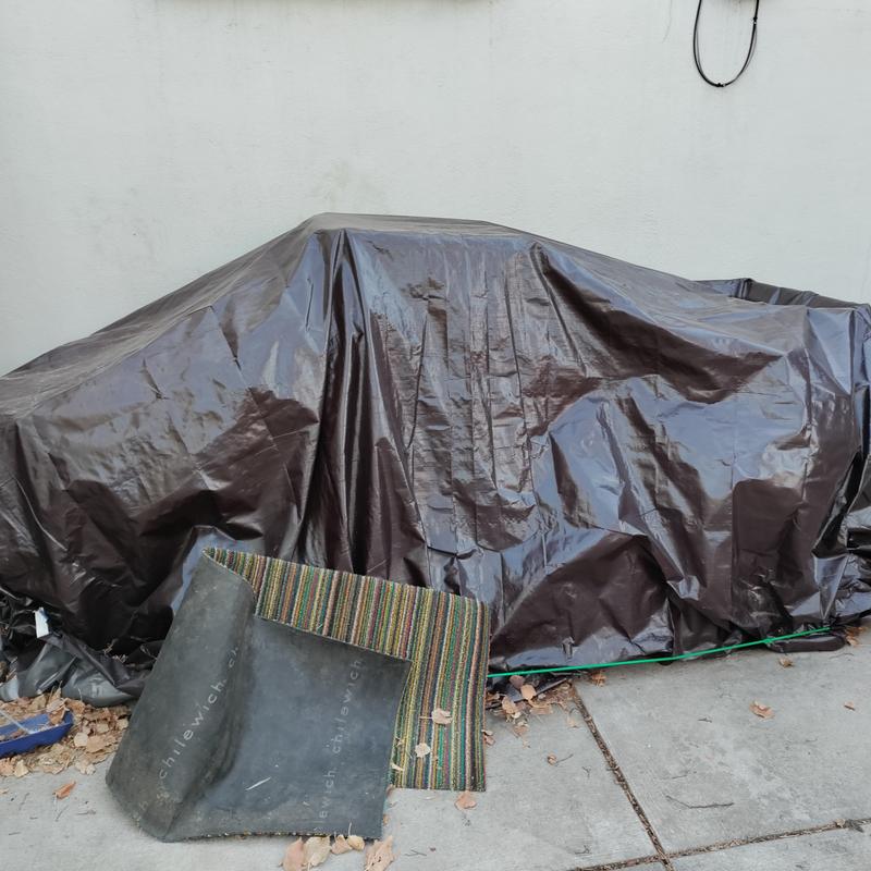 RENEGADE Industrial Tarp 8x6 Ft Brown – Heavy Duty, Waterproof, UV-Resistant, PFAS-Free Multi-Purpose Cover