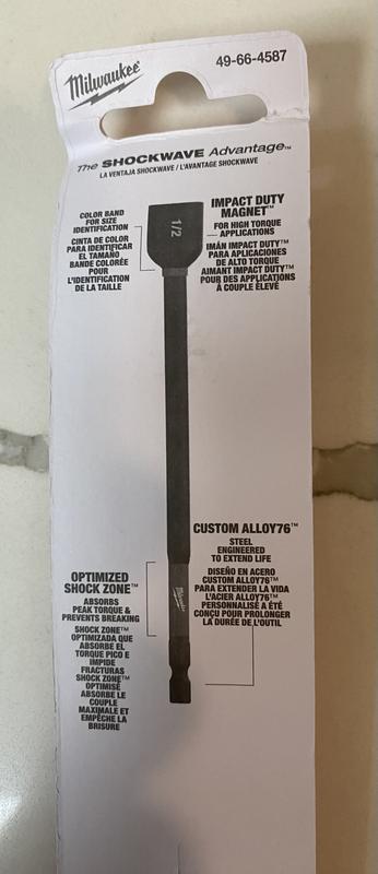 Milwaukee SHOCKWAVE Impact Duty 7/16 in. x 2-9/16 in. Alloy Steel
