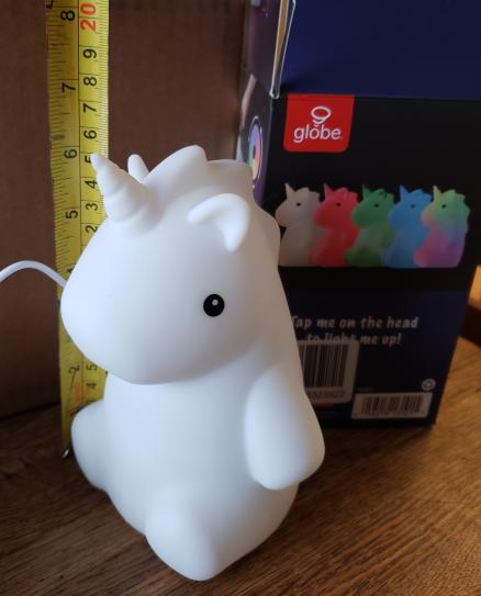 Reviews for Globe Electric 6.46 in. Rechargeable Rylie Unicorn Multi Color Changing Integrated LED Silicone Touch Activated Night Light Lamp White Pg 1 The Home Depot