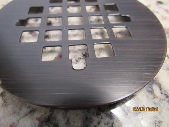 PATIKIL Stainless Steel Shower Drain Cover – 4-1/4" OD, Round Snap-In Strainer Grid For Bathroom, Patio & Walkways