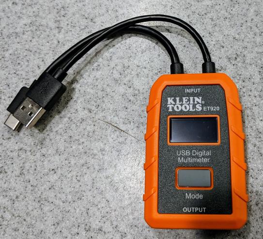 Reviews for Klein Tools USB Digital Meter with USB-A and USB-C