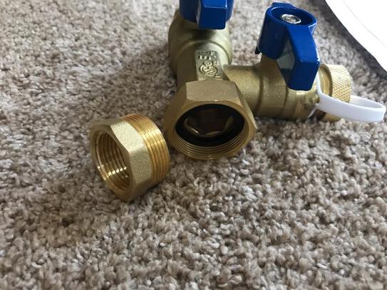 HYDRO MASTER Tankless Water Heater Service Valve Kit With Pressure Rel