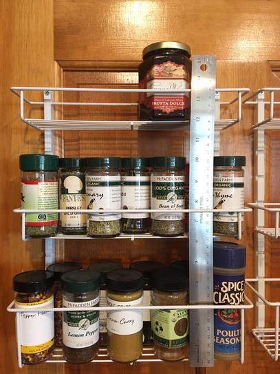 ClosetMaid White Over the Door Spice Rack 73996 The Home Depot