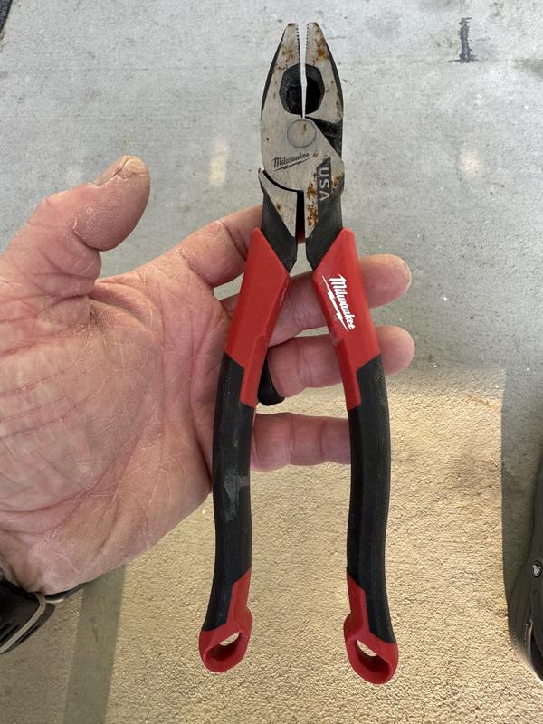 Milwaukee Linesman Plier w/Comfort Grip with 8 in. Long Nose Plier