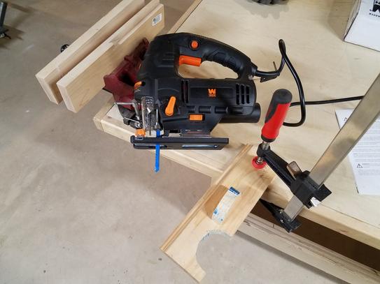 WEN 33606 6.6-Amp Variable Speed Orbital Jig Saw With Laser And LED Light – Corded Electric Cutter For Wood, Metal, Plastic