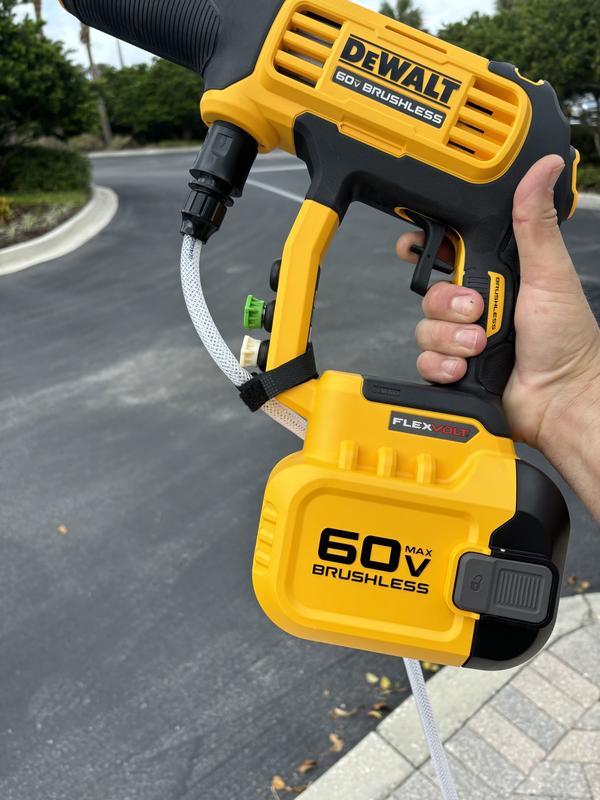 Dewalt flexvolt pressure washer hotsell