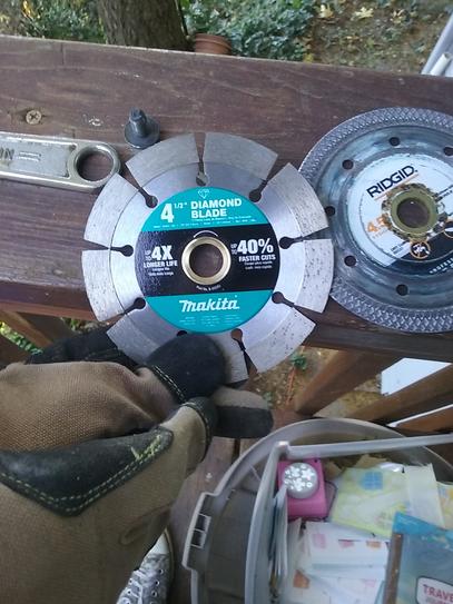 RIDGID 4.5 in. Continuous Rim Blade with Mesh Rim HD-CM45P - The Home Depot