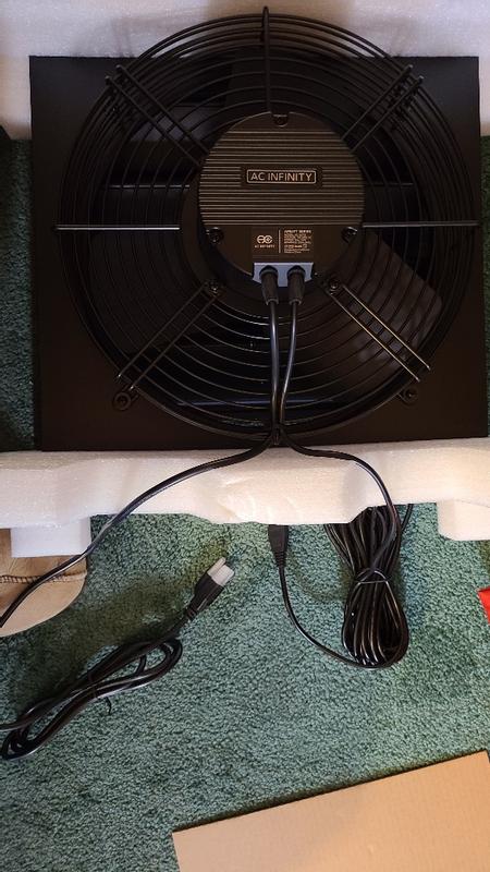 AC Infinity AIRLIFT T12 12-Inch Shutter Exhaust Fan – WiFi Smart Controller, Temp/Humidity Sensor, Wall Mount For Sheds, Attics & Workshops