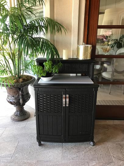 Suncast 47 Gal Patio Storage And Prep Station Bmps6400 At The