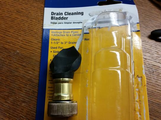 drain cleaning bladder