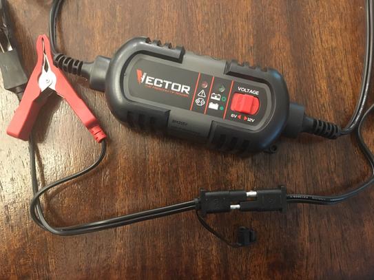 VECTOR 1.5 Amp Battery Charger, Battery Maintainer, Trickle Charger, 6V and  12V, Fully Automatic BM315V - The Home Depot