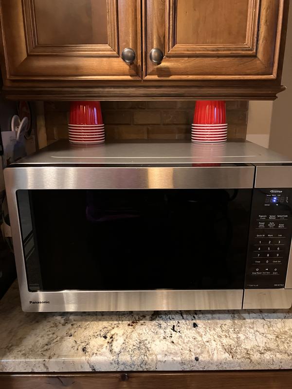 Panasonic 1.6 cu. ft. Countertop Microwave in Stainless Steel with